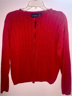 VTG LIZSPORT Liz Claiborne Cotton Button Down Cardigan